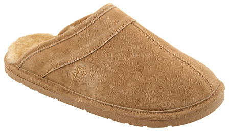 Lamo Sheepskin Men's Scuff Slippers - Chestnut