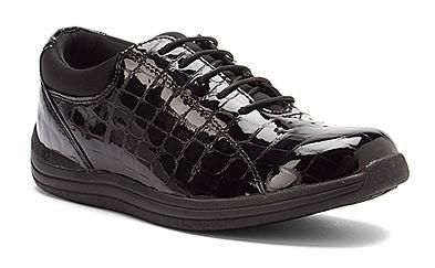 Drew Shoes Women's Tulip Shoes - Black Croc
