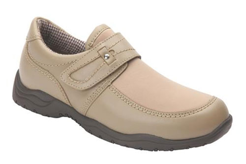 Drew Shoes Womens Antwerp - Taupe Stretch