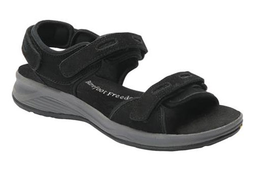 Drew Shoes Womens Cascade - Black Nubuck