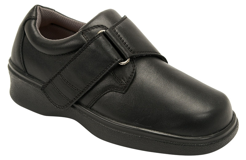Orthofeet Shoes 810 Women's Single Strap - Black