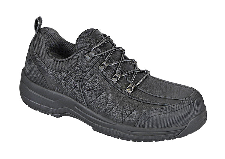 Orthofeet 691 Dolomite Diabetic Composite Toe Work Shoes - Black