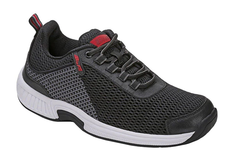 Orthofeet 617 Edgewater Stretch Shoes - Black