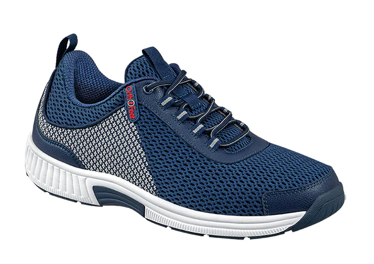 Orthofeet 616 Edgewater Stretch Shoes - Blue